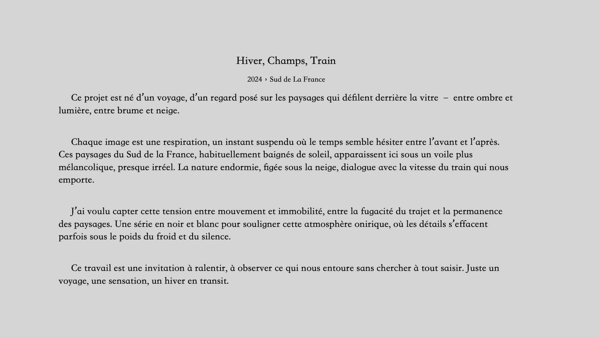 Hiver, Champs, Train image 2